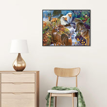 Charger l'image dans la galerie, Animaux de forêt - peinture complète de diamant - 40x30cm