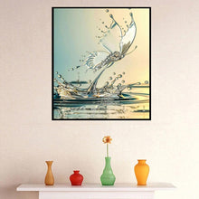 Charger l'image dans la galerie, Vague d’eau - diamant rond complet - 40x30cm