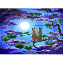 Charger l'image dans la galerie, Chats amoureux - peinture diamant - 40x30cm