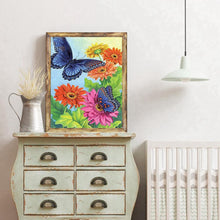 Charger l'image dans la galerie, Papillon - diamant rond complet - 30x40cm