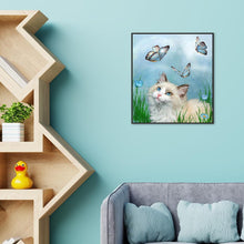 Charger l'image dans la galerie, Papillon de chat - peinture complète de diamant - 30x40cm