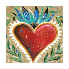 Charger l'image dans la galerie, Coeur - diamant rond complet - 30x30cm