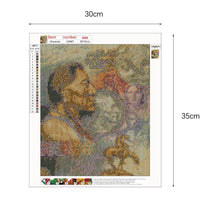 Charger l'image dans la galerie, Indiana - diamant rond complet - 30x35cm