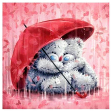 Charger l'image dans la galerie, 2 ours - peinture en diamant complet - 30x30cm