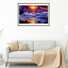 Charger l'image dans la galerie, Vague de mer - diamant rond complet - 40x30cm