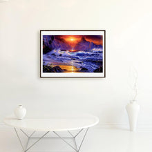 Charger l'image dans la galerie, Vague de mer - diamant rond complet - 40x30cm