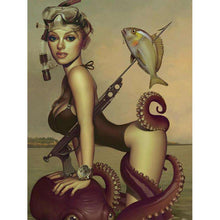 Charger l'image dans la galerie, Beauté - diamant rond complet - 40x30cm