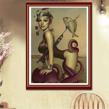 Charger l'image dans la galerie, Beauté - diamant rond complet - 40x30cm