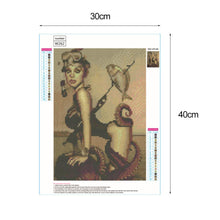 Charger l'image dans la galerie, Beauté - diamant rond complet - 40x30cm