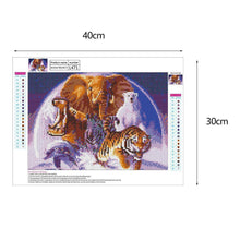 Charger l'image dans la galerie, Animal - diamant rond complet - 40x30cm