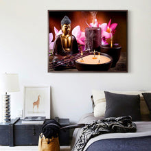 Charger l'image dans la galerie, Bouddha - diamant rond complet - 40x30cm