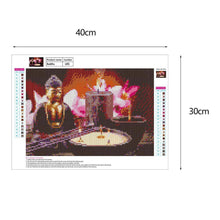 Charger l'image dans la galerie, Bouddha - diamant rond complet - 40x30cm