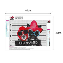 Charger l'image dans la galerie, Chien - diamant rond complet - 40x30cm