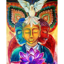 Charger l'image dans la galerie, Bouddhisme de nouveauté - diamant rond complet - 40x30cm