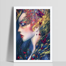 Charger l'image dans la galerie, Beauté de profil - peinture complète de diamant - 40x30cm