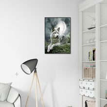 Charger l'image dans la galerie, Loup de montagne - diamant rond complet - 30x40cm