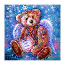 Charger l'image dans la galerie, Ours carré - peinture en diamant complet - 30x30cm