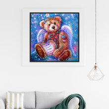 Charger l'image dans la galerie, Ours carré - peinture en diamant complet - 30x30cm