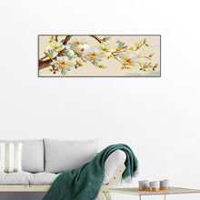 Charger l'image dans la galerie, Fleur jaune - diamant rond complet - 30x30cm