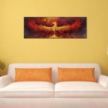 Charger l'image dans la galerie, Oiseau de feu - peinture ronde complète de diamant - 80x30cm