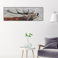 Charger l'image dans la galerie, Tête de cerf - peinture complète de diamant - 80x30cm