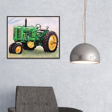 Charger l'image dans la galerie, Tracteur - diamant rond complet - 40x30cm