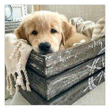 Charger l'image dans la galerie, Chien - diamant rond complet - 30x30cm