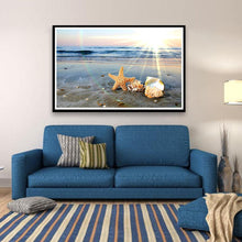 Charger l'image dans la galerie, Coque de bord de mer - peinture complète de diamant - 40x30cm
