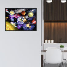 Charger l'image dans la galerie, Planètes de nouveauté - diamant rond complet - 40x30cm