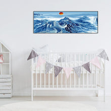 Charger l'image dans la galerie, La grande muraille - peinture pleine ronde en diamant - 80x30cm