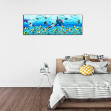 Charger l'image dans la galerie, Poisson du monde de la mer - peinture complète de diamant - 80x30cm