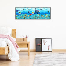 Charger l'image dans la galerie, Poisson du monde de la mer - peinture complète de diamant - 80x30cm