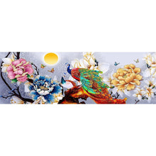 Charger l'image dans la galerie, Peafowl paix - peinture complète en diamant - 80x30cm