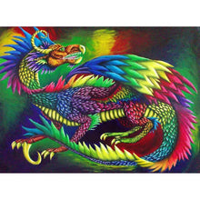 Charger l'image dans la galerie, Dragon - peinture diamant - 40x30cm