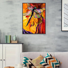 Charger l'image dans la galerie, Libellule - peinture en diamant complet - 40x30cm