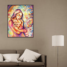 Charger l'image dans la galerie, Amour de mère - diamant rond complet - 40x30cm