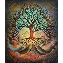 Charger l'image dans la galerie, Arbre de fixation - diamant rond complet - 40x30cm