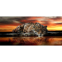 Charger l'image dans la galerie, Tigre - diamant rond complet - 90x45cm