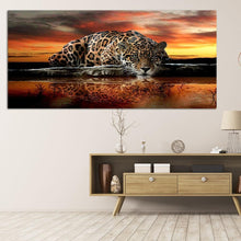 Charger l'image dans la galerie, Tigre - diamant rond complet - 90x45cm