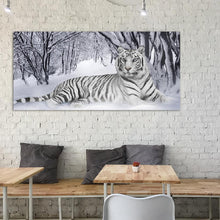 Charger l'image dans la galerie, Tigre - diamant rond complet - 90x45cm
