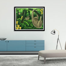 Charger l'image dans la galerie, Climb bradypod - peinture diamant complet - 40x30cm