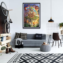 Charger l'image dans la galerie, Château heureux - diamant rond complet - 40x30cm