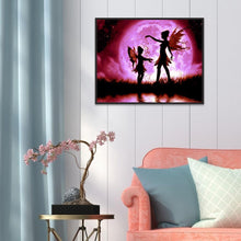 Charger l'image dans la galerie, Angel girl - peinture diamant pleine - 40x30cm