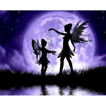 Charger l'image dans la galerie, Angel girl - peinture diamant pleine - 40x30cm