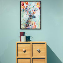 Charger l'image dans la galerie, Cerf coloré - diamant rond complet - 40x30cm