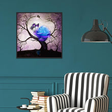 Charger l'image dans la galerie, Arbre d’amour - diamant rond complet - 30x30cm