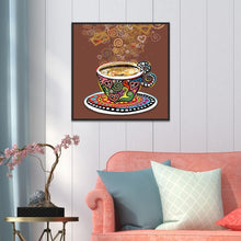 Charger l'image dans la galerie, Café d’amour - diamant rond complet - 30x30cm