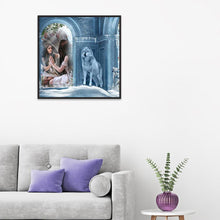 Charger l'image dans la galerie, Femmes de loup - diamant rond complet - 30x30cm