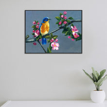 Charger l'image dans la galerie, Oiseau debout - diamant rond complet - 40x30cm