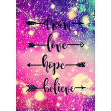 Charger l'image dans la galerie, Lettre - diamant rond complet - 30x40cm